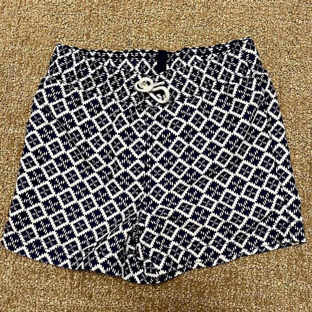 Janie & Jack Navy & White Swim Trunks 2T